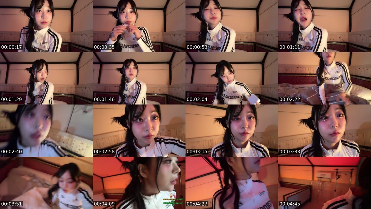 Contact-sheet preview of 뮤링♥'s SOOP Live recording