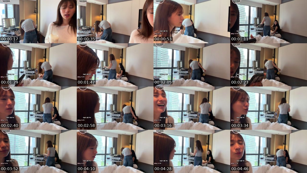 Contact-sheet preview of 뚜부♥'s SOOP Live recording