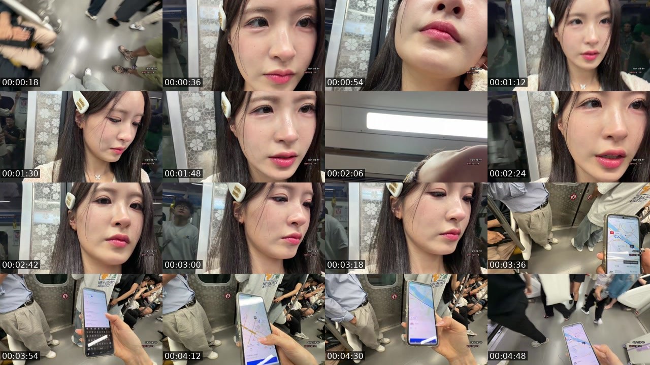 Contact-sheet preview of 양팡♥'s SOOP Live recording