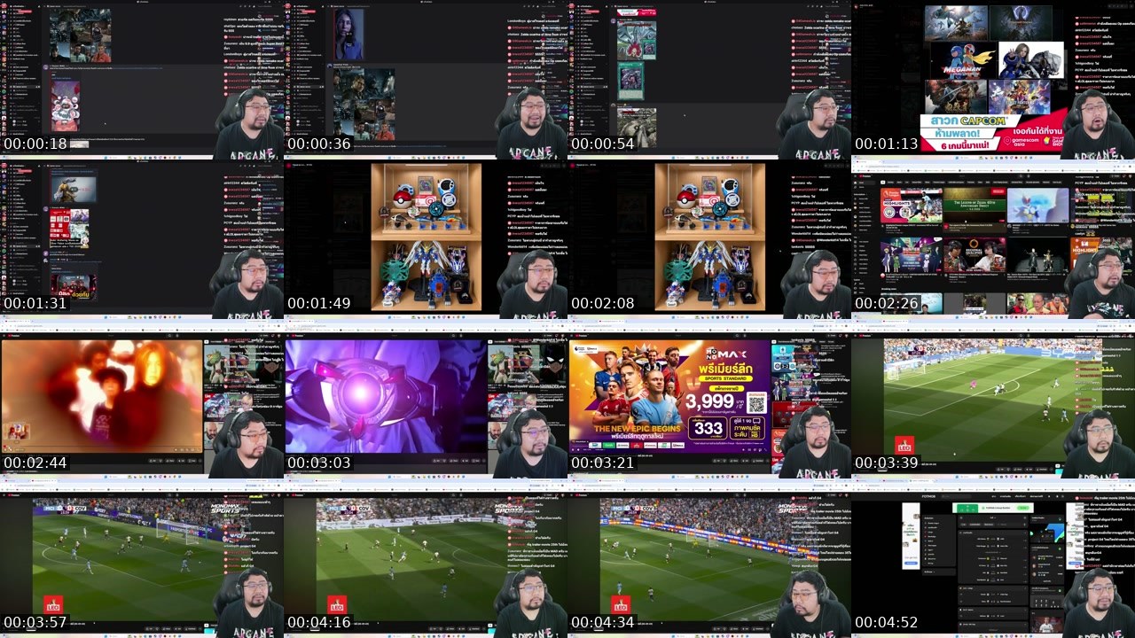 Contact-sheet preview of fifatargrean's SOOP Live recording