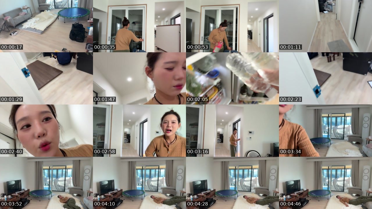Contact-sheet preview of 경옥GO's SOOP Live recording