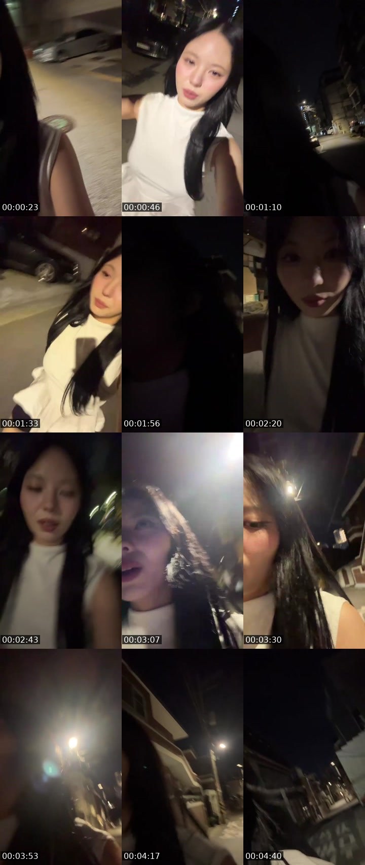 Contact-sheet preview of 나는야조말랭's SOOP Live recording