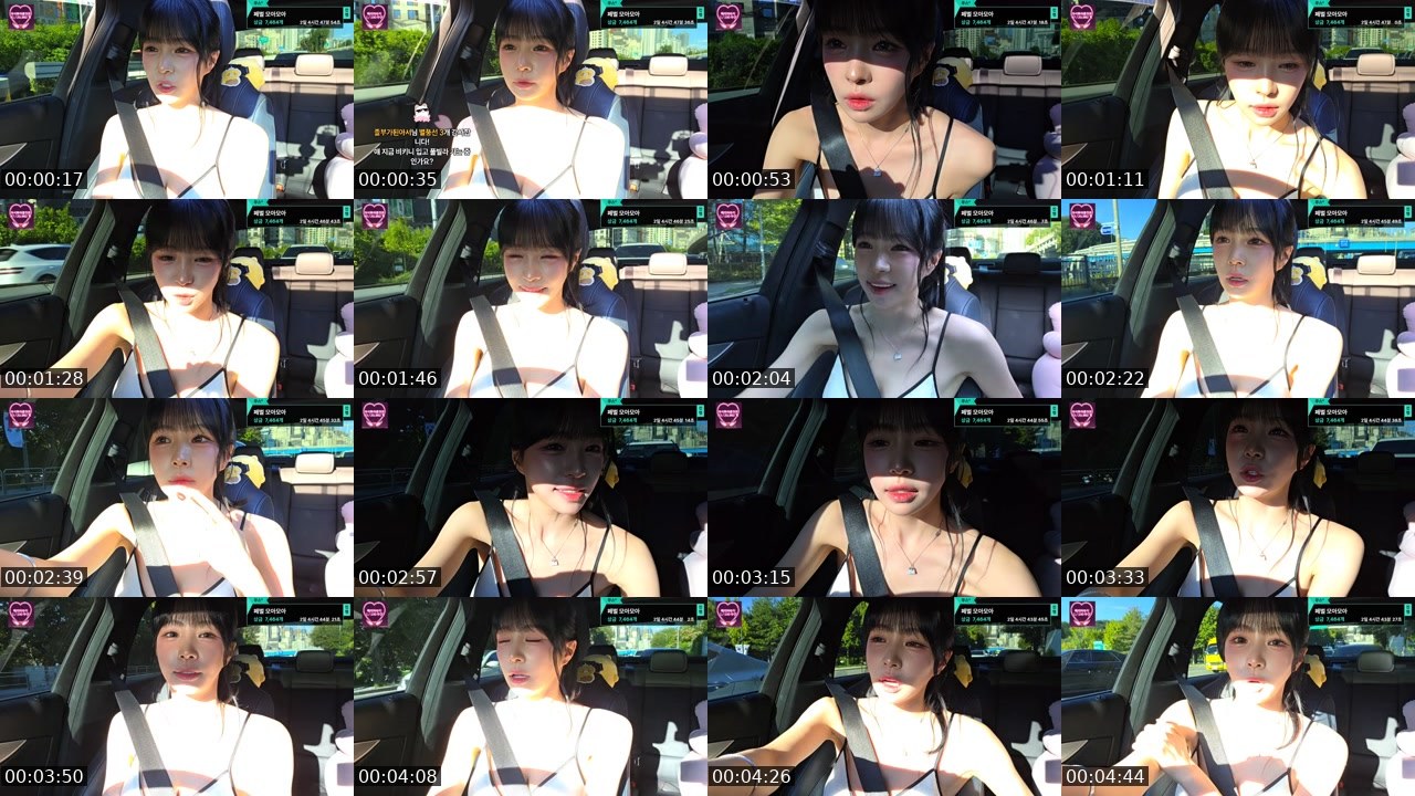 Contact-sheet preview of 조아서's SOOP Live recording