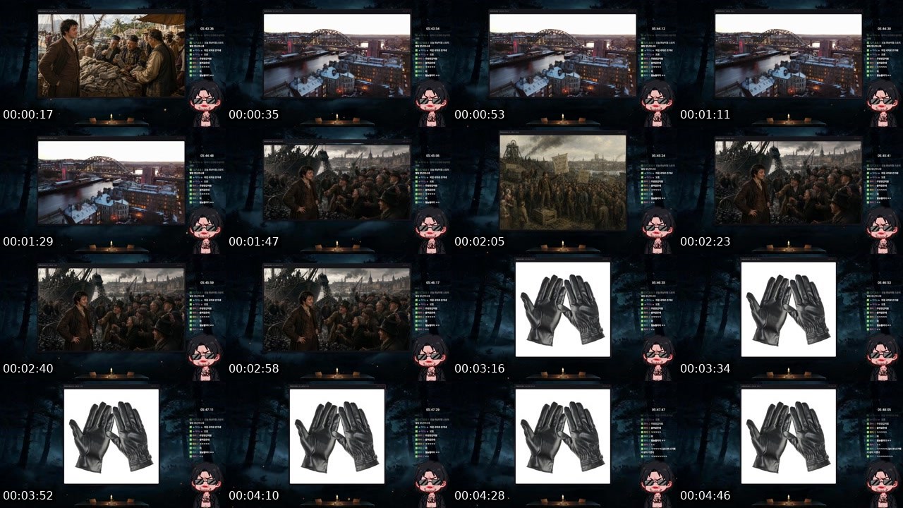 Contact-sheet preview of 황정민's SOOP Live recording