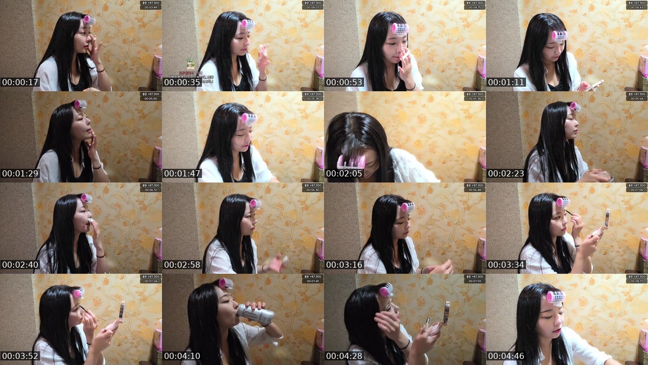 Contact-sheet preview of 경여♥'s SOOP Live recording