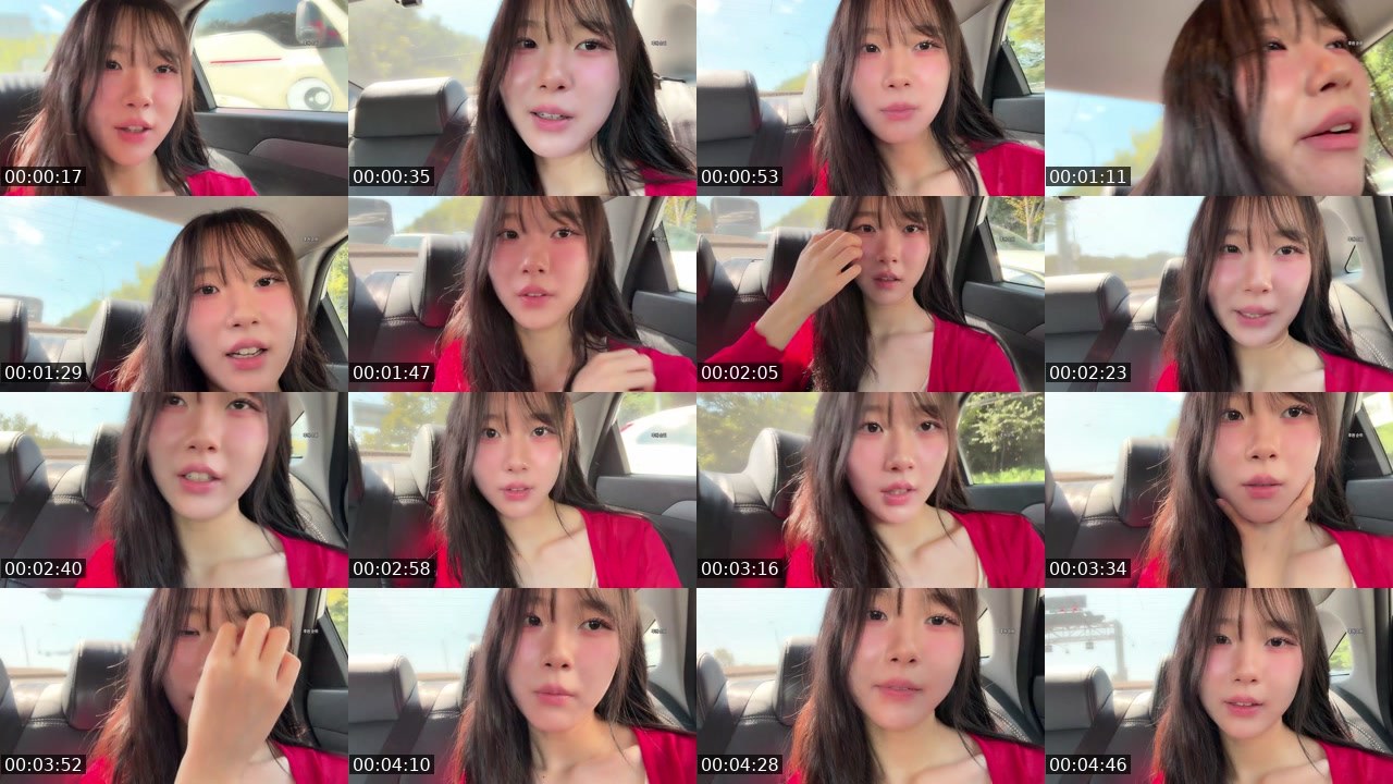 Contact-sheet preview of 밤하밍's SOOP Live recording