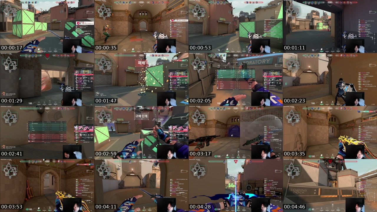 Contact-sheet preview of Flashback05's SOOP Live recording