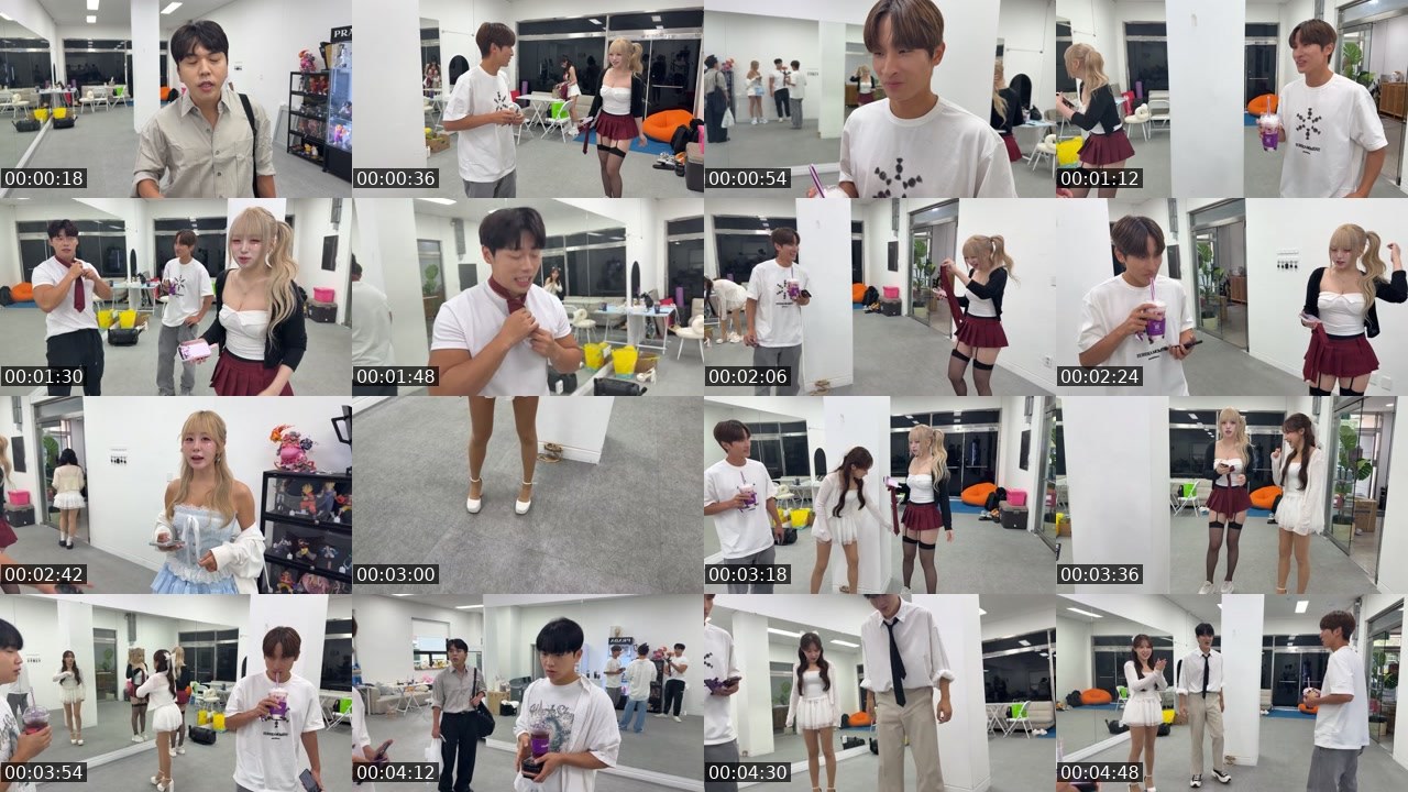 Contact-sheet preview of s시조새s's SOOP Live recording