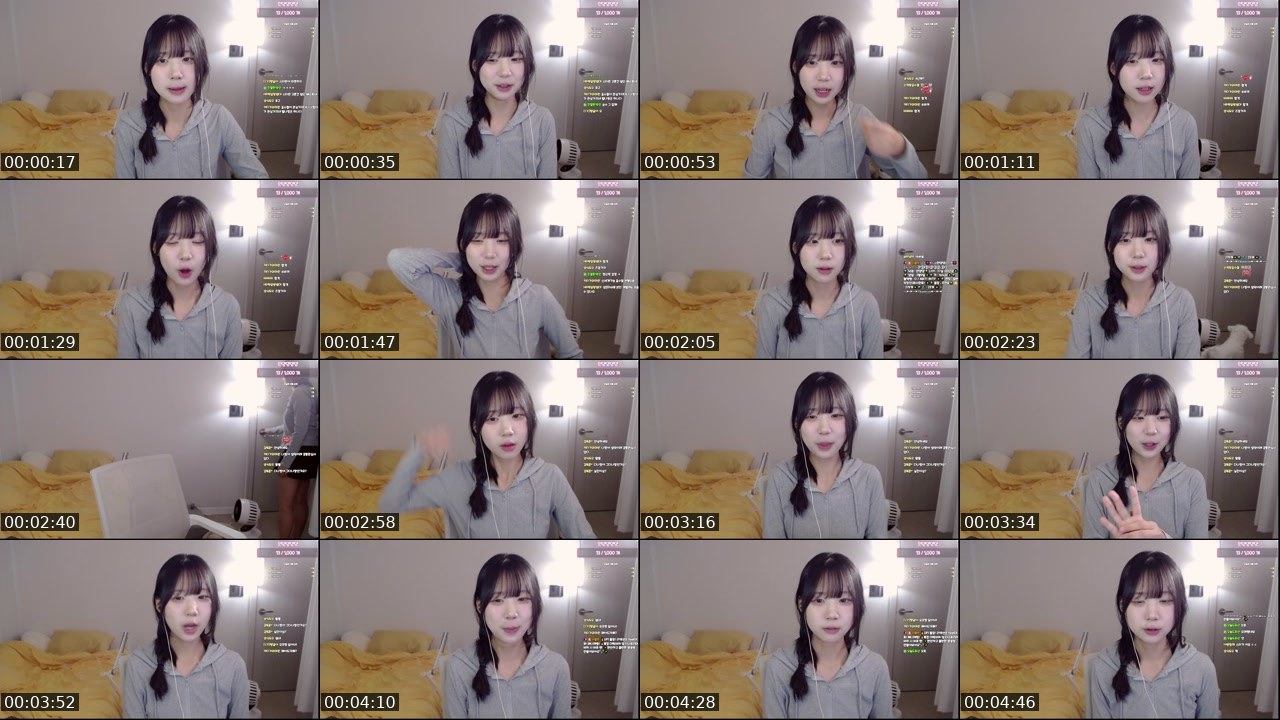 Contact-sheet preview of 민댕댕_'s SOOP Live recording