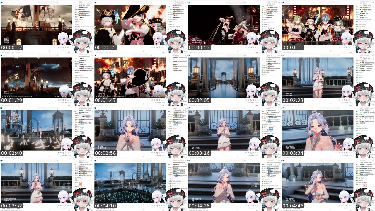 Contact-sheet preview of 재수피기's SOOP Live recording