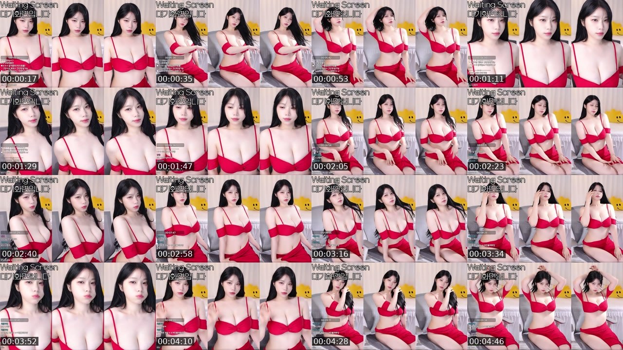 Contact-sheet preview of 서나앙's SOOP Live recording