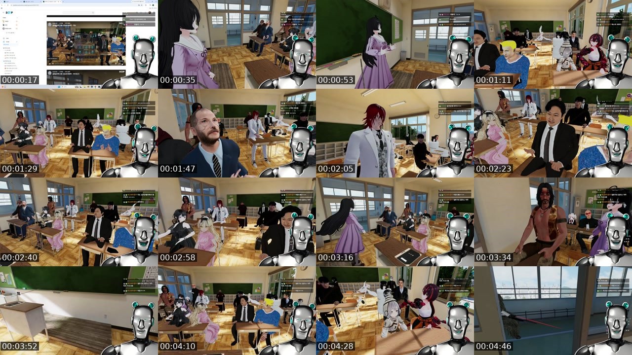 Contact-sheet preview of 왁파고_'s SOOP Live recording
