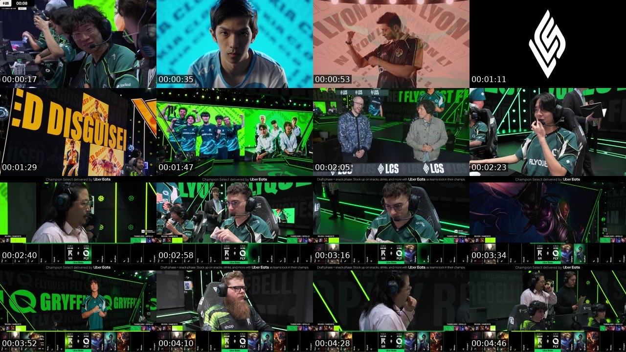 Contact-sheet preview of LCS_GLOBAL's SOOP Live recording