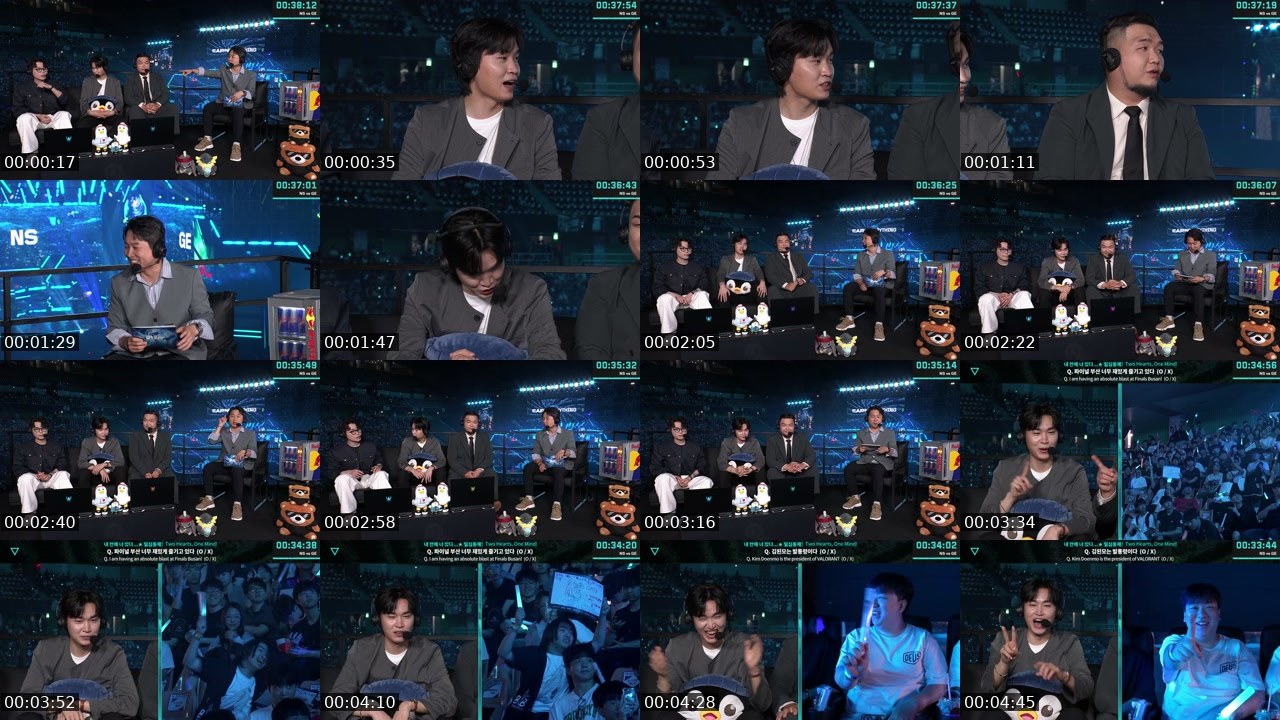 Contact-sheet preview of VALORANT_KR's SOOP Live recording