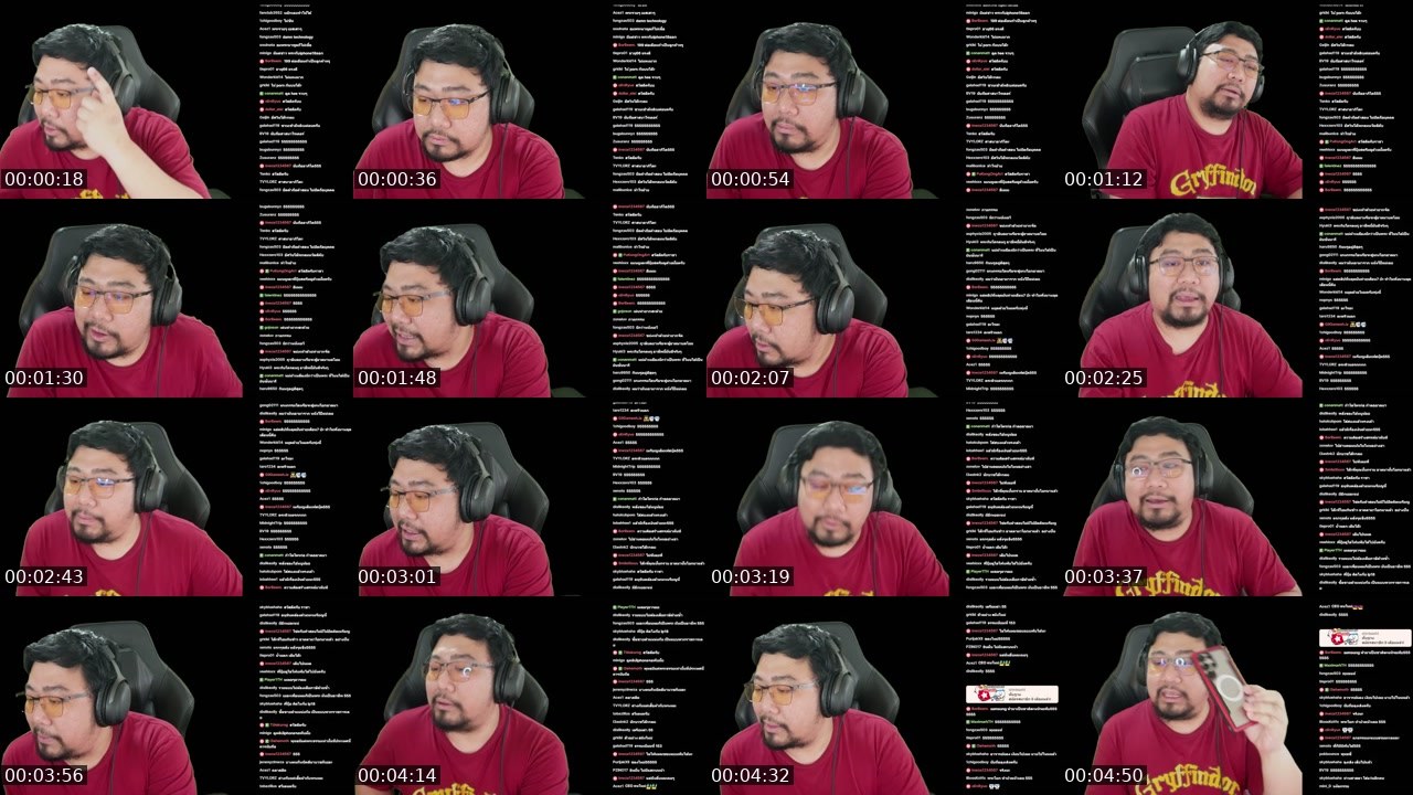 Contact-sheet preview of fifatargrean's SOOP Live recording