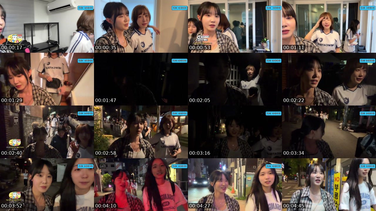 Contact-sheet preview of 키링_'s SOOP Live recording