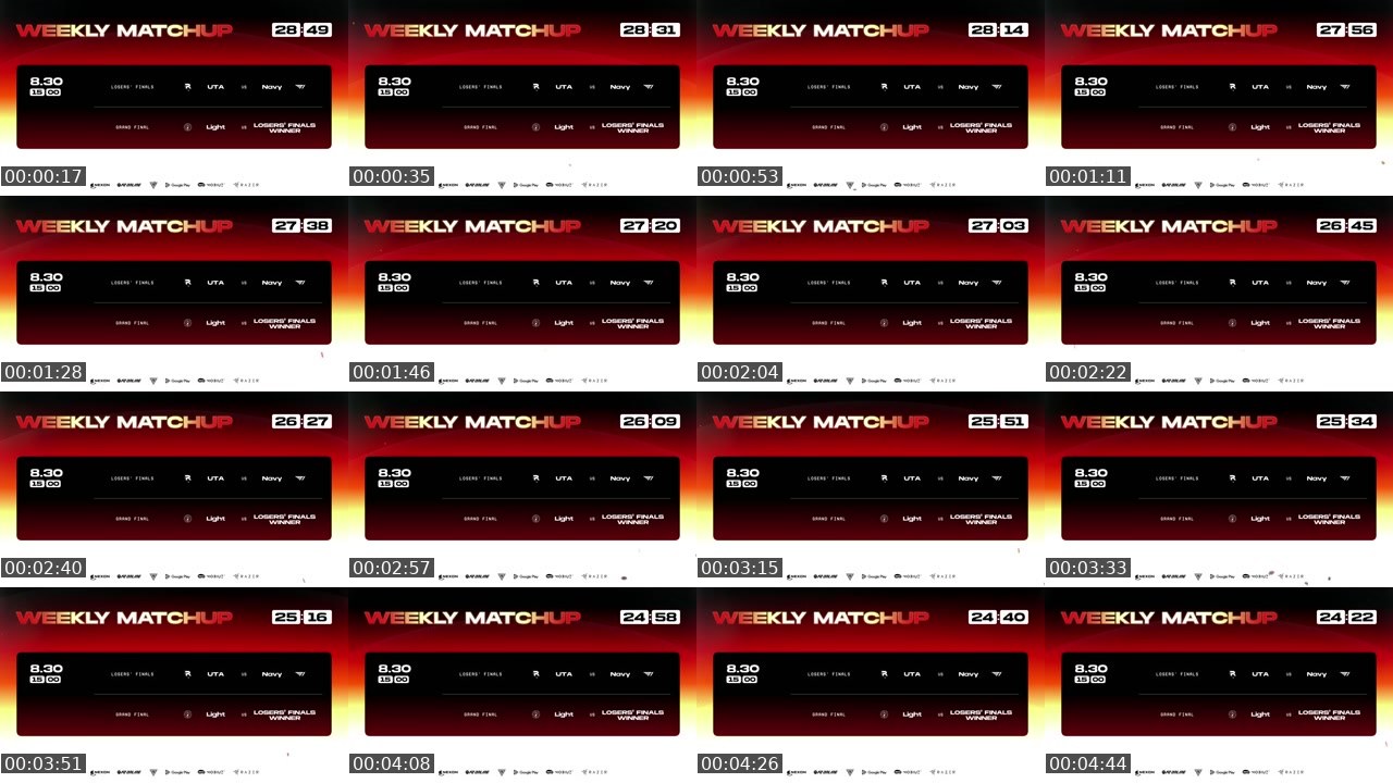 Contact-sheet preview of FCO공식's SOOP Live recording