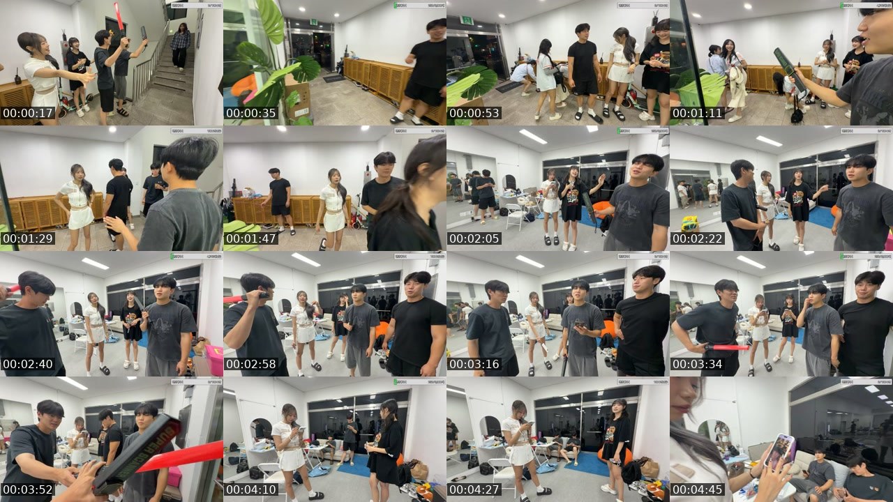 Contact-sheet preview of 동산's SOOP Live recording