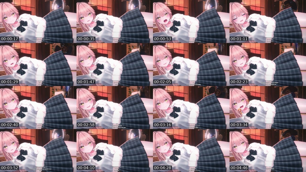 Contact-sheet preview of 나비's SOOP Live recording