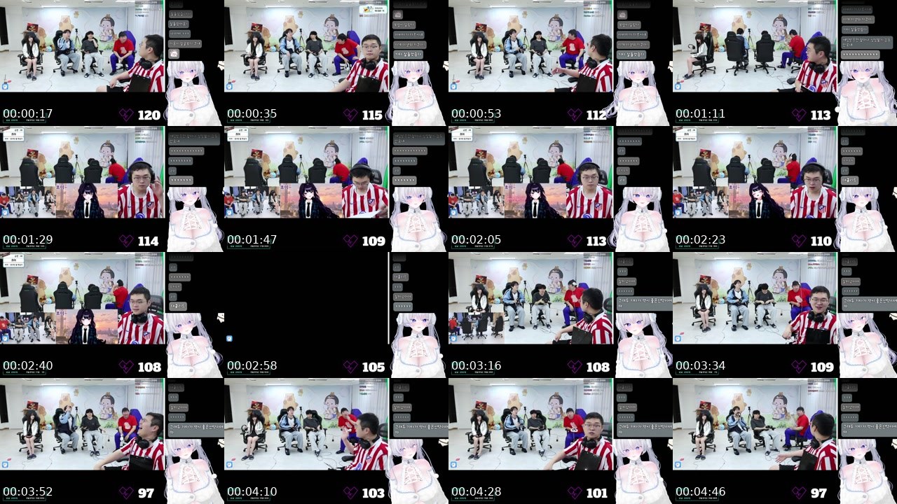 Contact-sheet preview of 키코_____'s SOOP Live recording