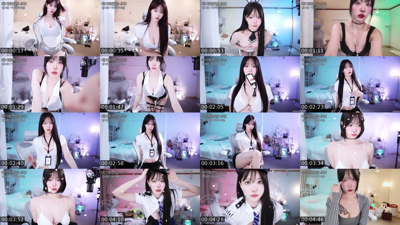 Contact-sheet preview of 겨우디_'s SOOP Live recording