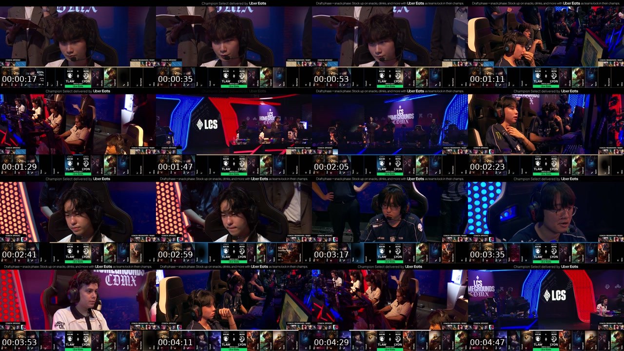 Contact-sheet preview of LCS_GLOBAL's SOOP Live recording