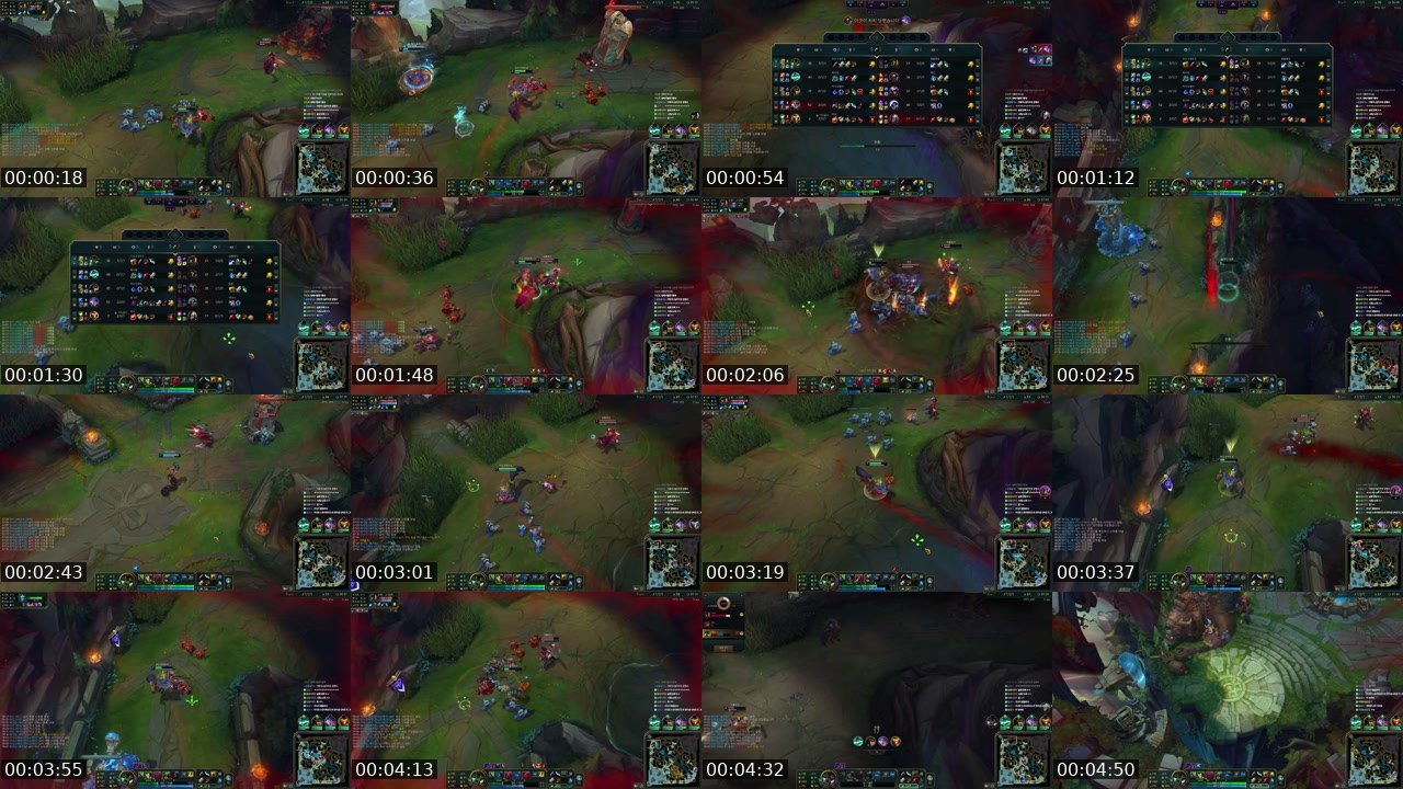 Contact-sheet preview of 세체뽀's SOOP Live recording